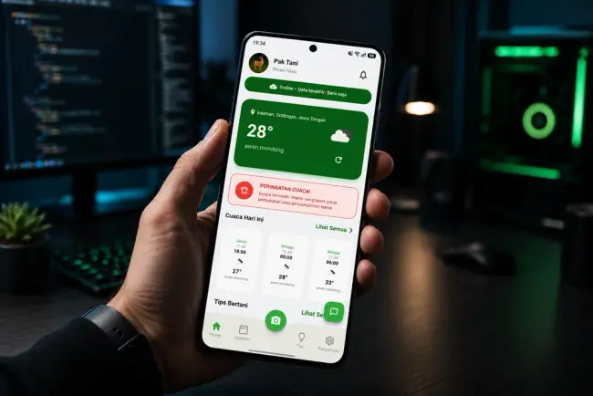 PetaniMaju app screenshot